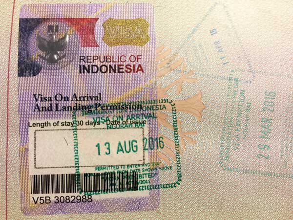 visit indonesia visa on arrival