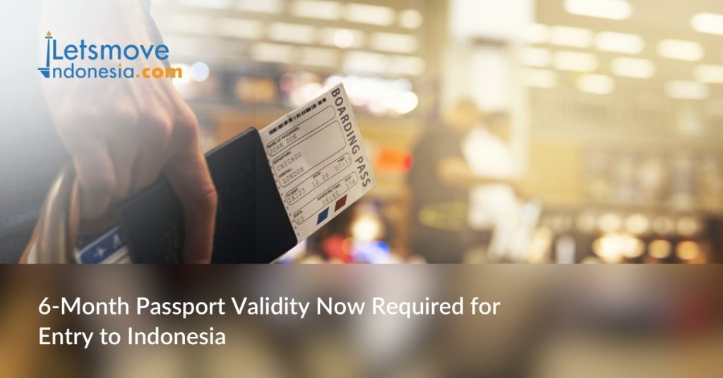 Passport to enter indonesia